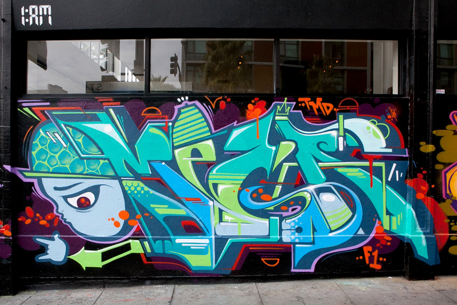 SLEAZY, 1:AM SF, San Francisco, graffiti, Ironlak