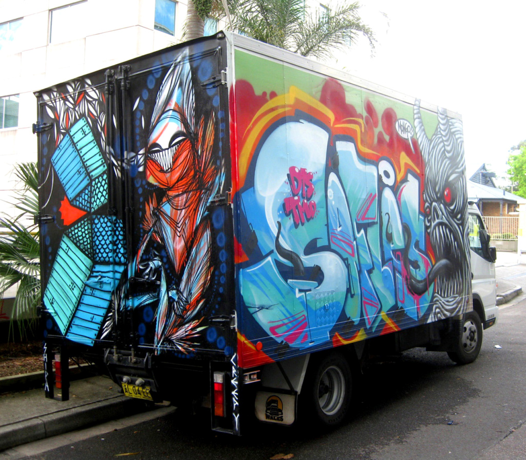 SOFLES, SHIDA, VAN, graffiti, Ironlak