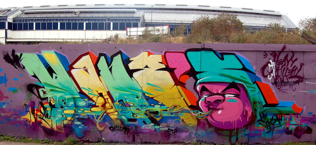 Mr WANY, UK, graffiti, Ironlak