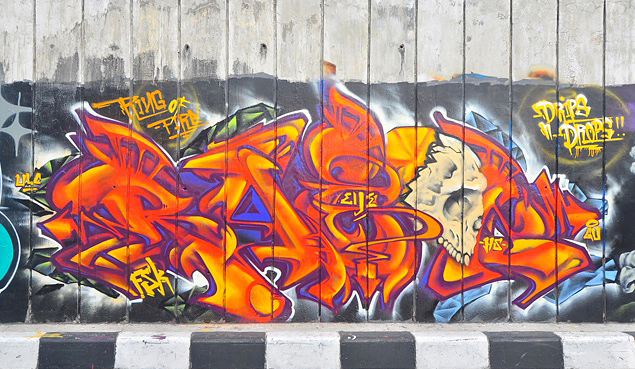 Drips’n’Drops, Indonesia, graffiti, Ironlak