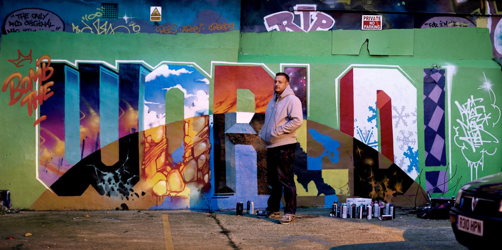 Aroe, Josh Cole, graffiti, Ironlak