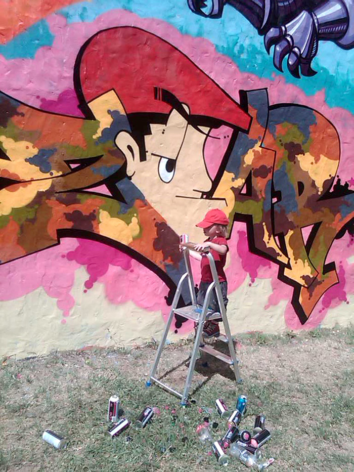 Argentina, graffiti, Ironlak