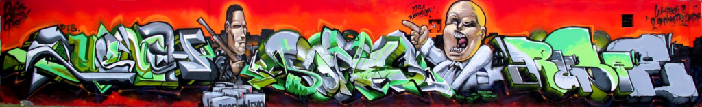 QUENCH, SOFLES, RUSTE, graffiti, Ironlak