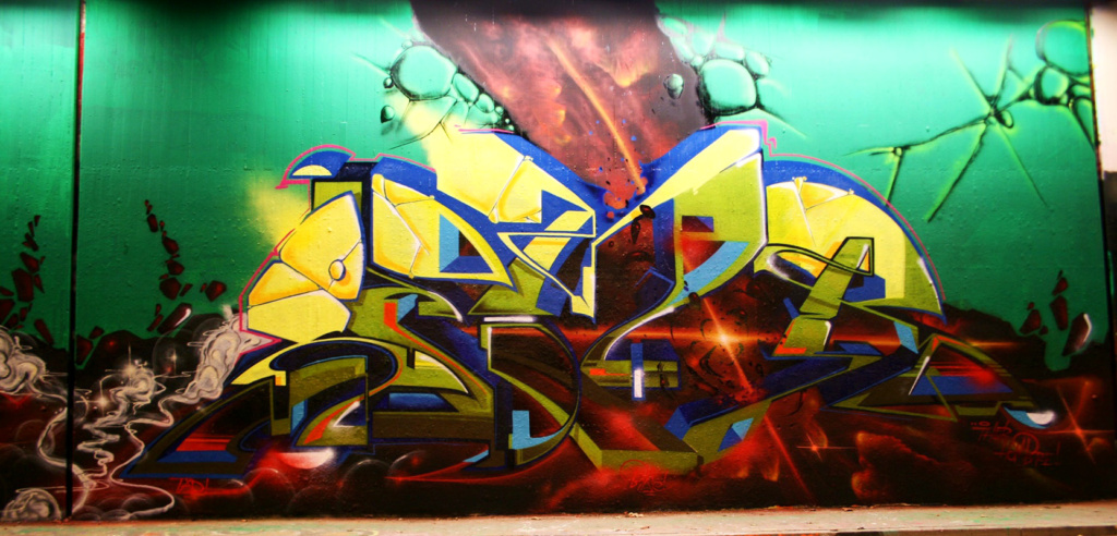 Bochum, SEMOR, graffiti, Ironlak