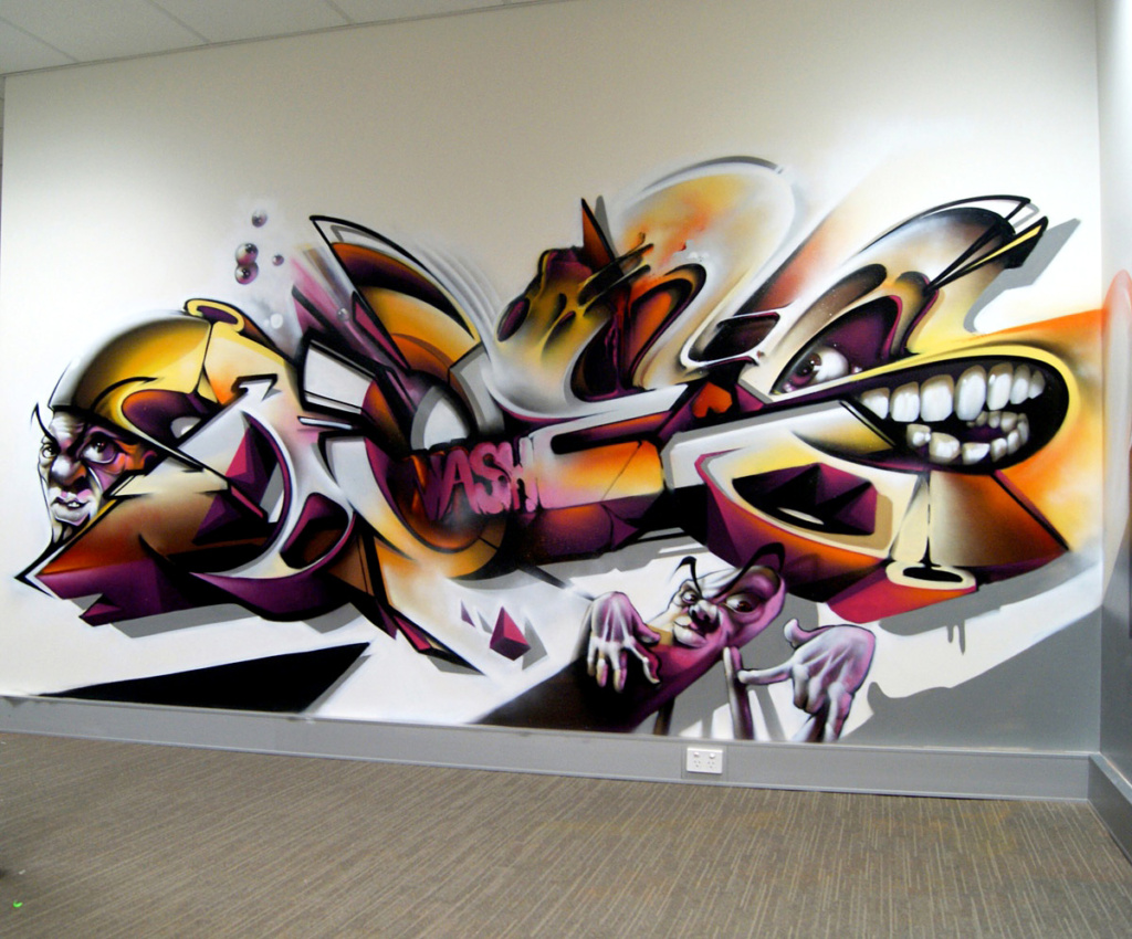 DOES, NASH, graffiti, Ironlak