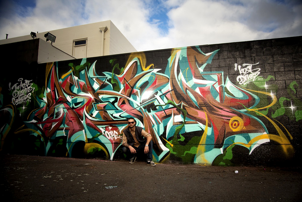 New Zealand, ASKEW, BERST, graffiti, Ironlak