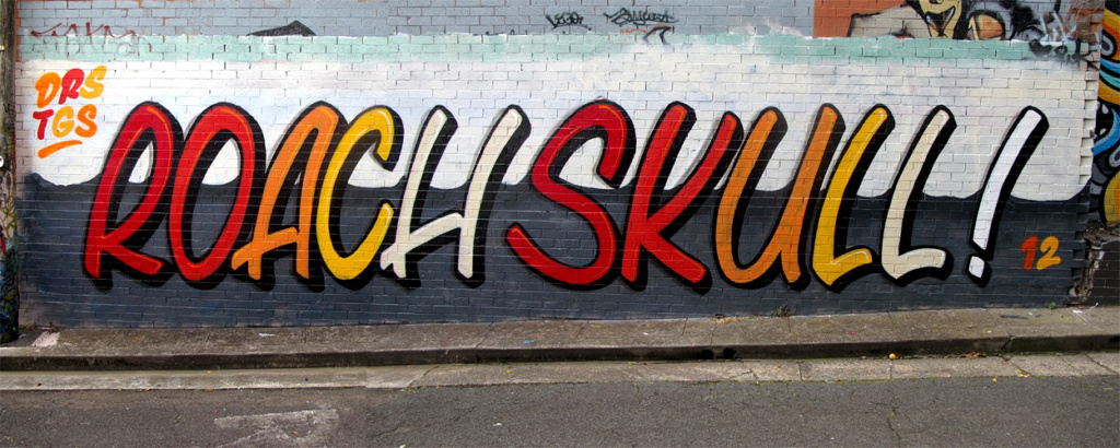 ROACH, NUMSKULL, graffiti, Ironlak