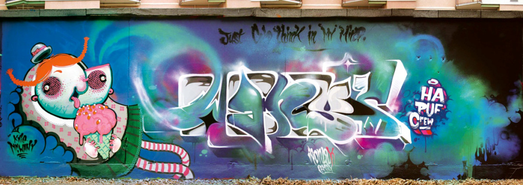 MR WANY, graffiti, Ironlak