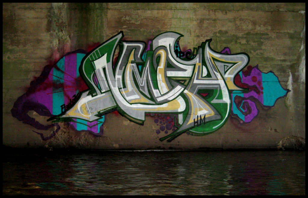 NMPH, graffiti, Ironlak