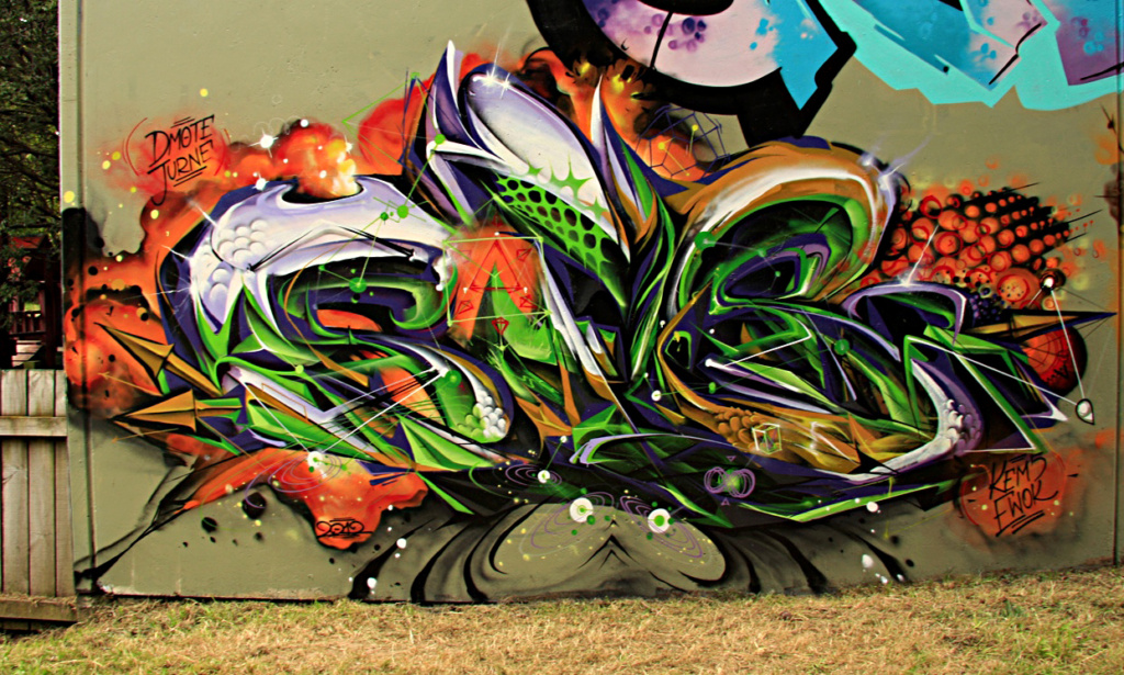 SOFLES, graffiti, Ironlak