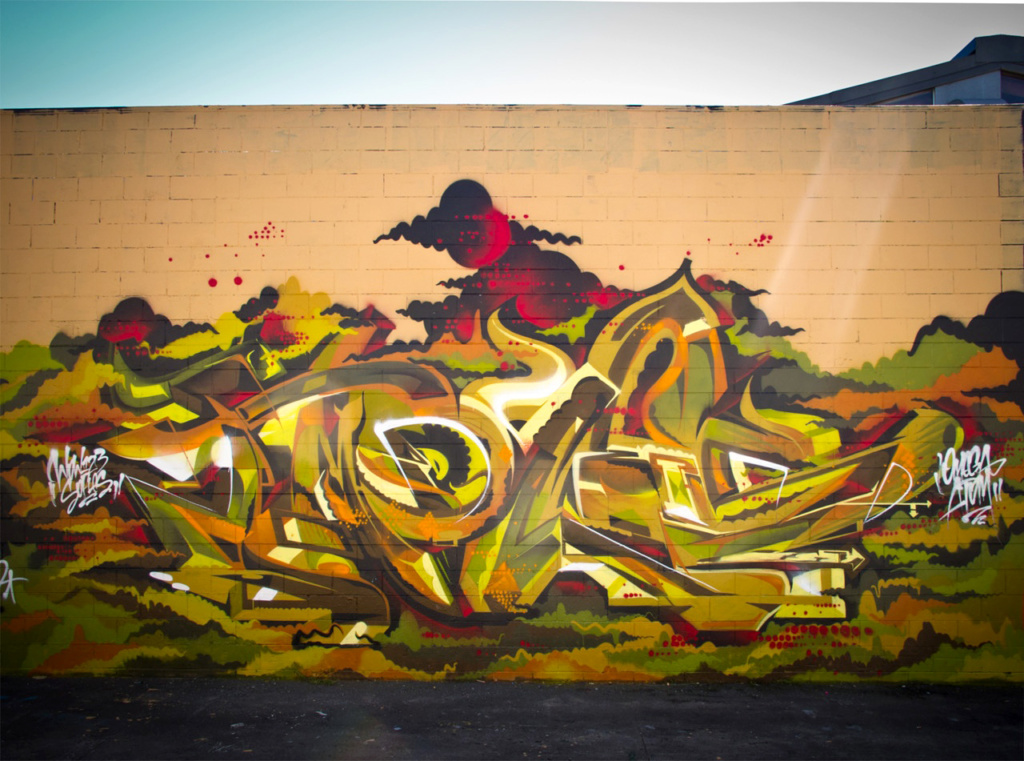 TMDEES, BERST, graffiti, Ironlak