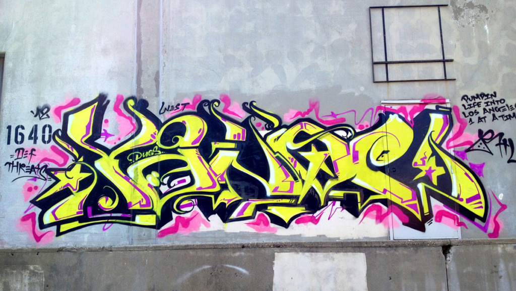 YANOE, fucte, graffiti, Ironlak