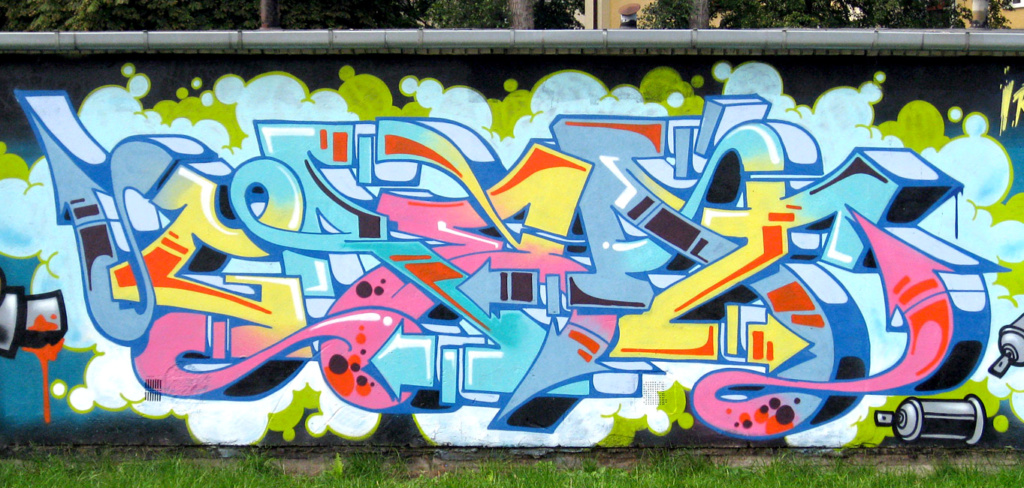 GREAT, BATES, Poland, graffiti, Ironlak