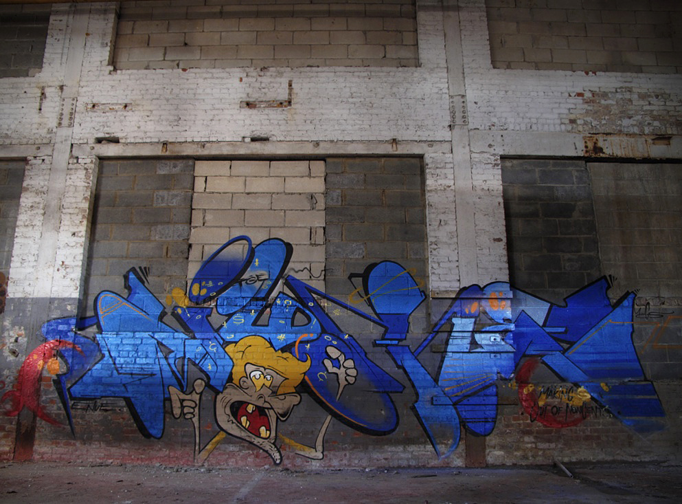 JURNE, graffiti, Ironlak