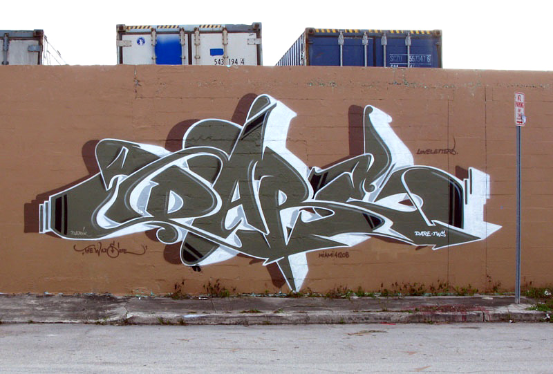 DARE, Does, graffiti, Ironlak