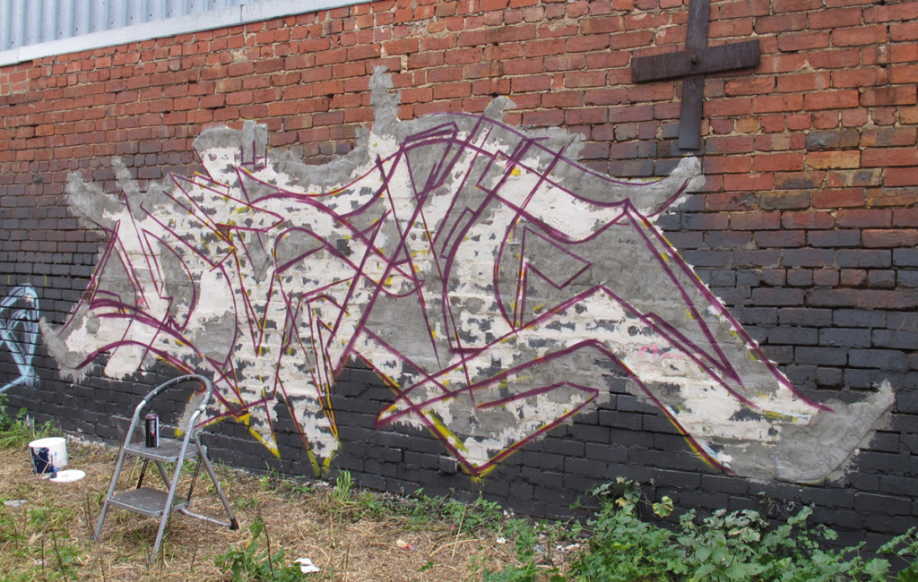 ARSK, DVATE, graffiti, Ironlak