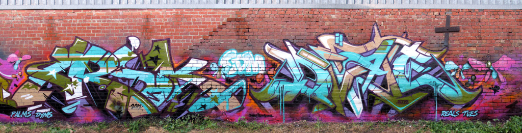 ARSK, DVATE, graffiti, Ironlak