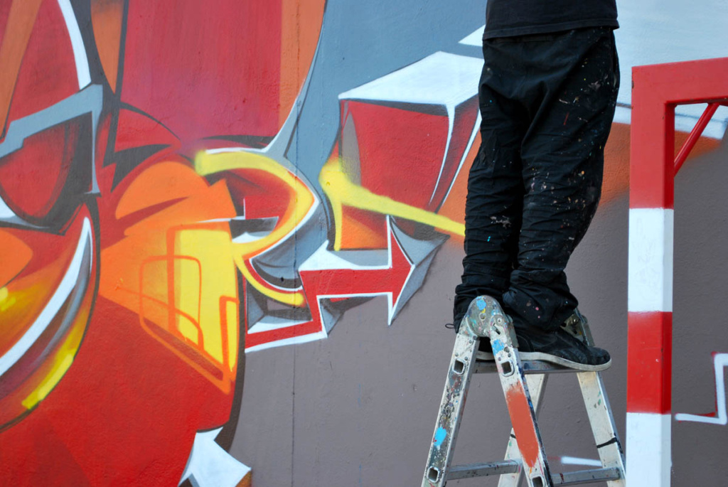 REMS, BIMS, Ghetto Farceur, graffiti. Ironlak