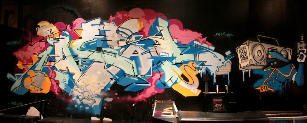 TWESH, Los Angeles, graffiti, Ironlak