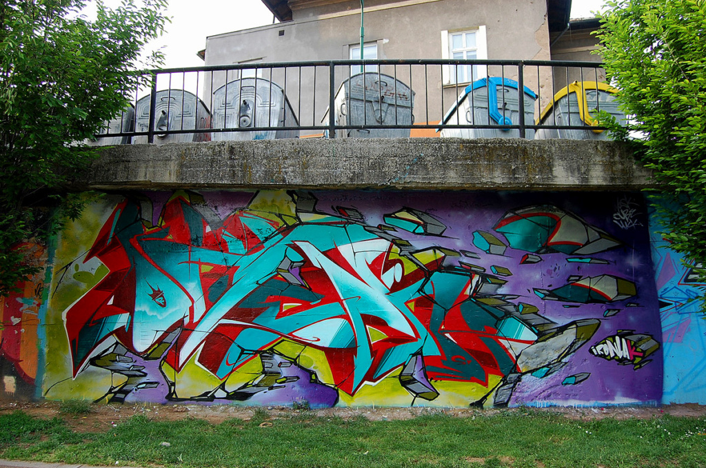 NEMO ONE, Sarajevo, graffiti, Ironlak