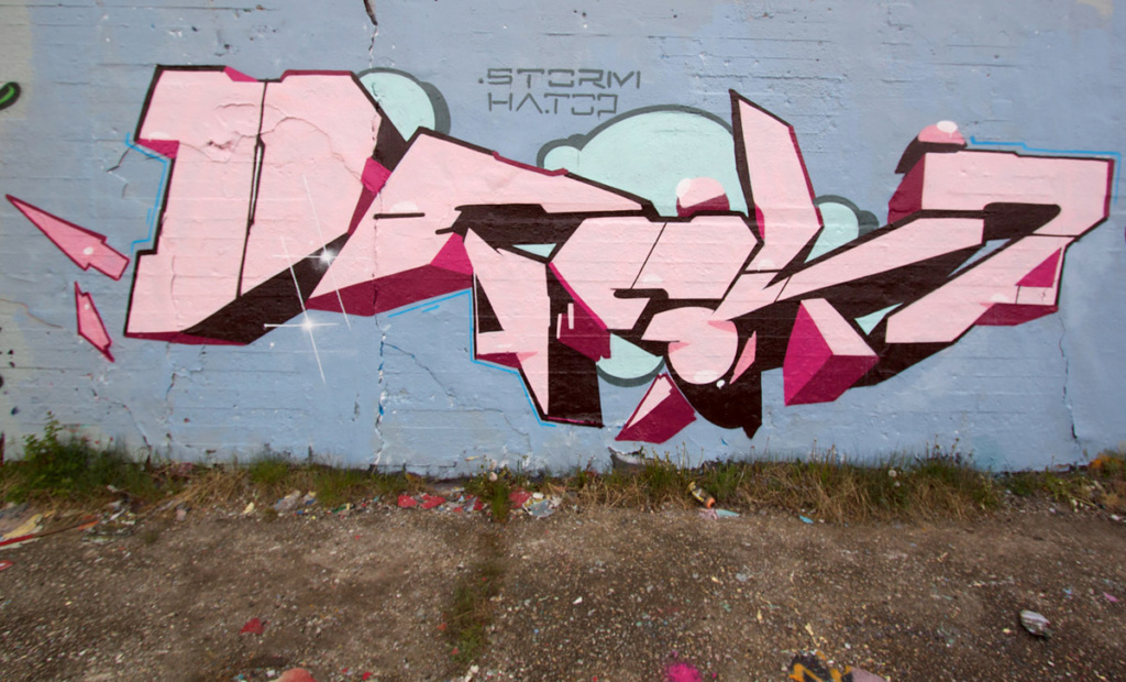 DESK7, Storm, graffiti, Ironlak