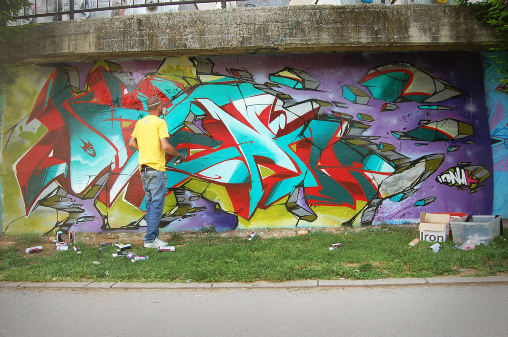 NEMO ONE, Sarajevo, graffiti, Ironlak