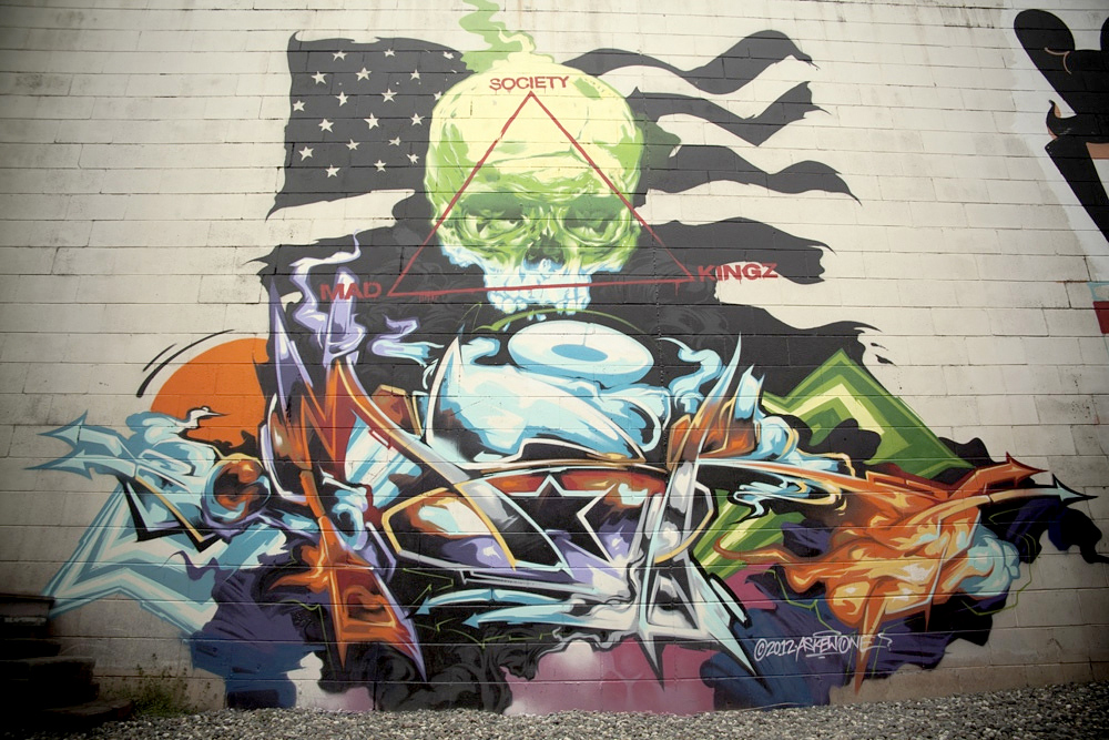 ASKEW, graffiti, Ironlak