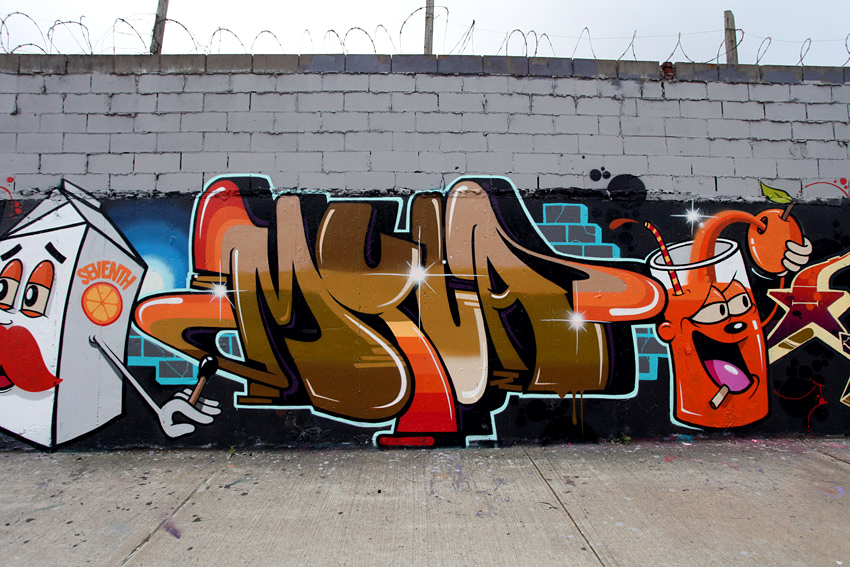 DABS, MYLA, KEMS, graffiti, Ironlak