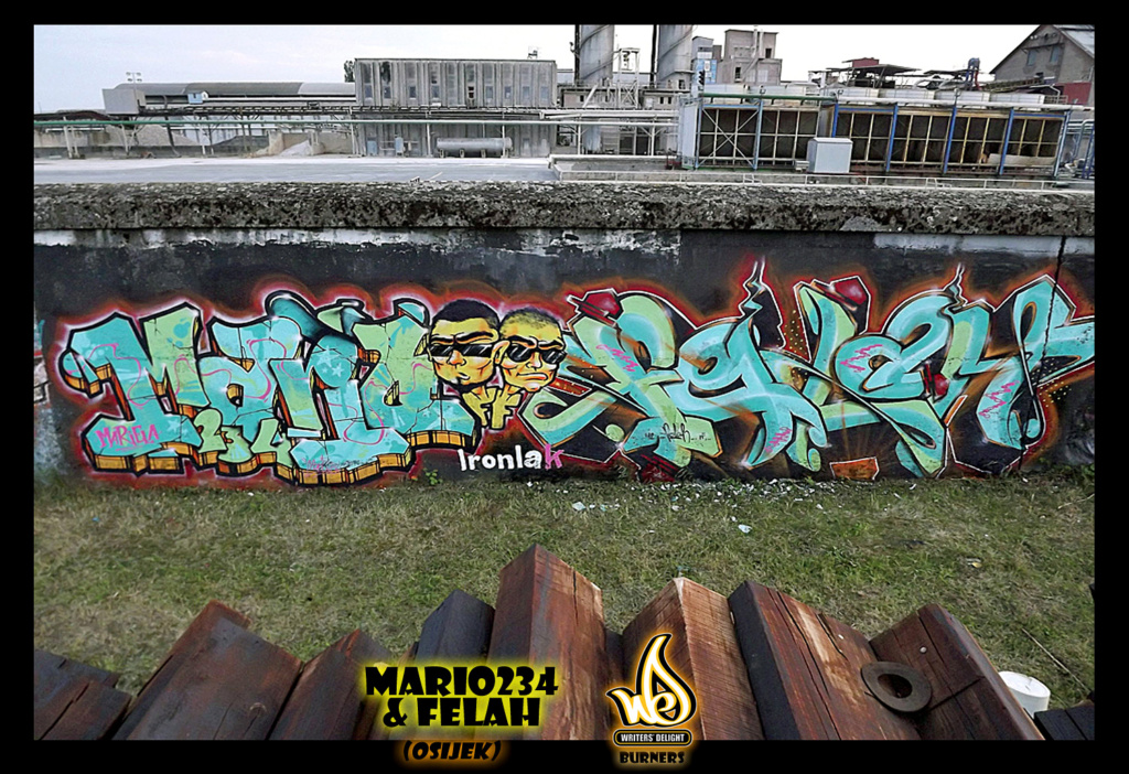 Croatia, Dedicated, graffiti, Ironlak