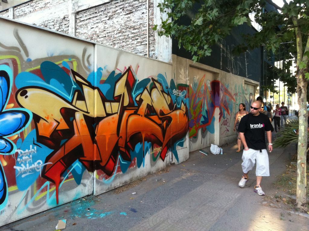 Uncle Palmsy, TUES, graffiti, Ironlak
