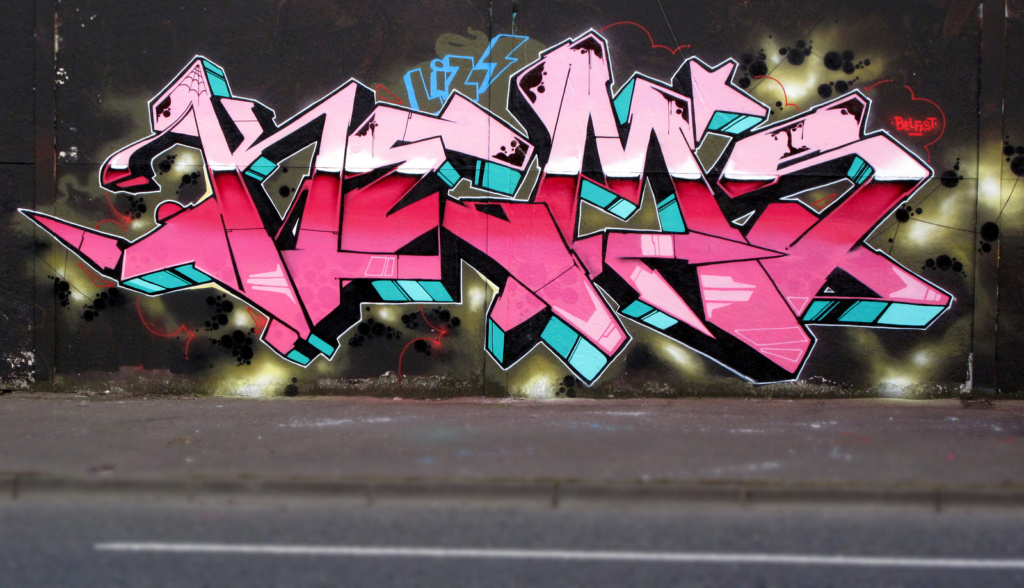 KEMS, graffiti, ironlak