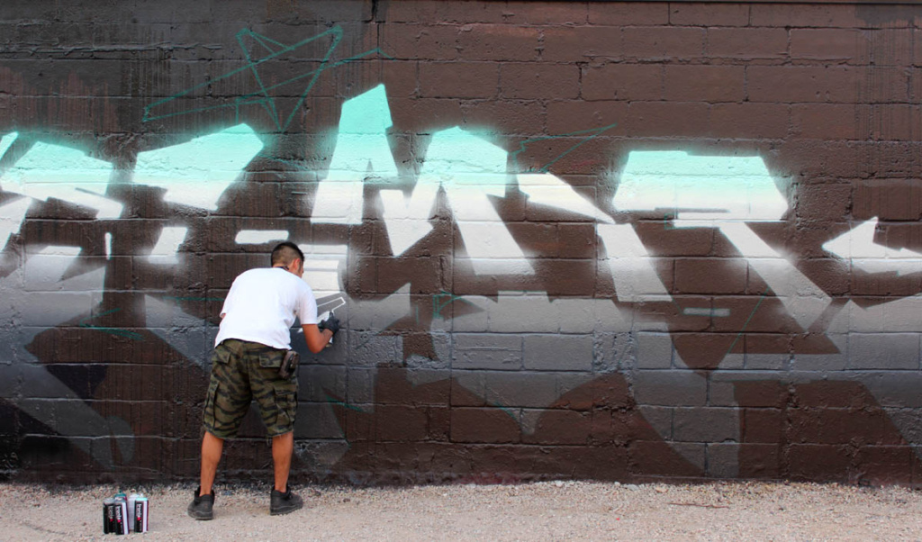 KEMS, graffiti, Ironlak