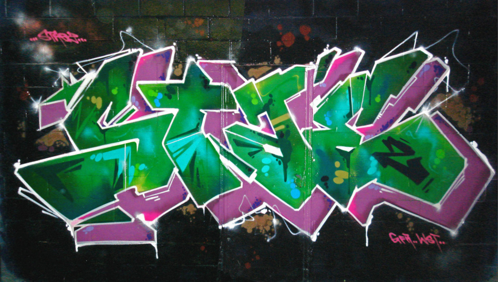 STAE2, SMART CREW, graffiti, Ironlak