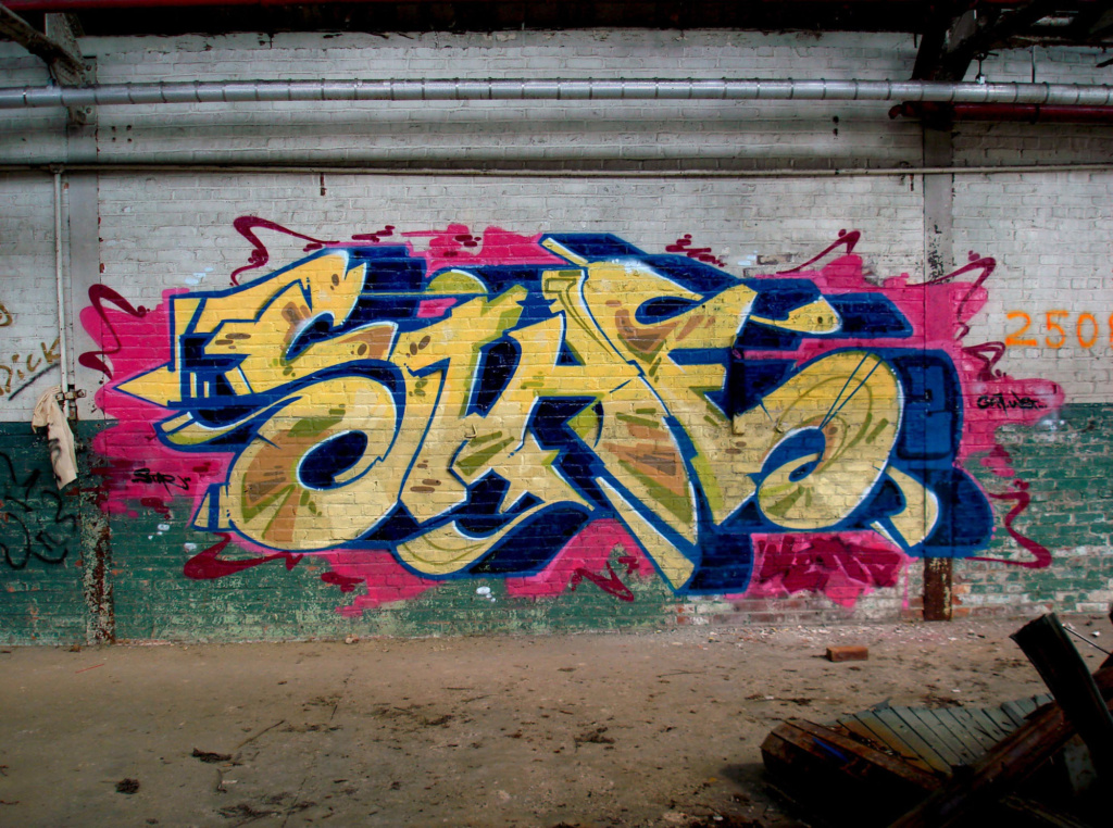 STAE2, SMART CREW, graffiti, Ironlak