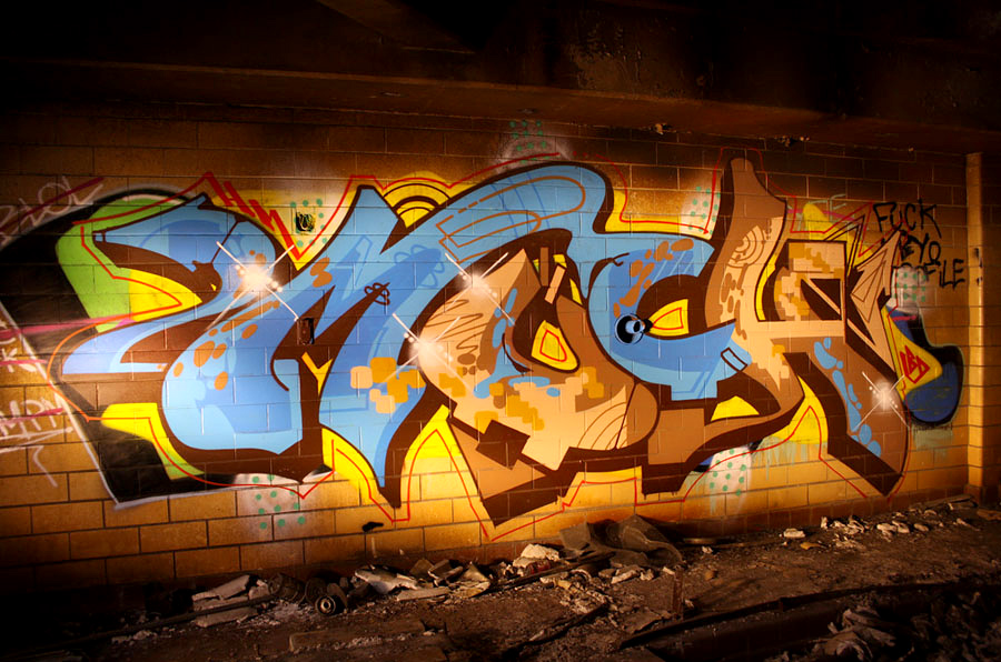 MUCH, graffiti, Ironlak