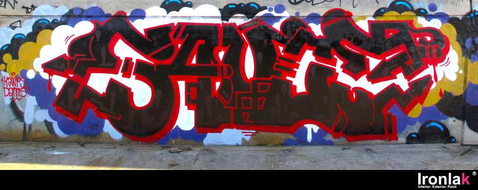 SAUCE, graffiti, Ironlak