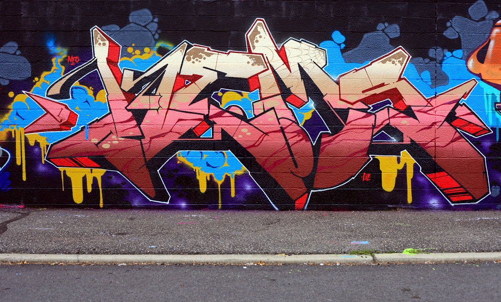 Kems, graffiti, Ironlak