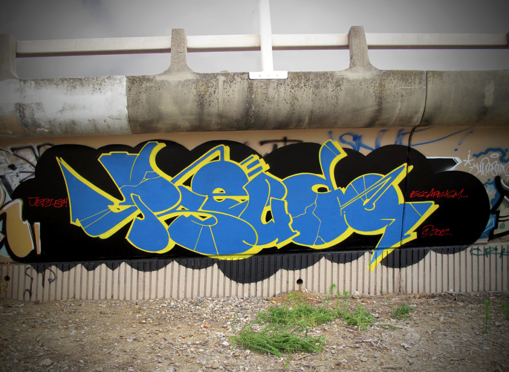 PSUEDO, JURNE, graffiti, Ironlak