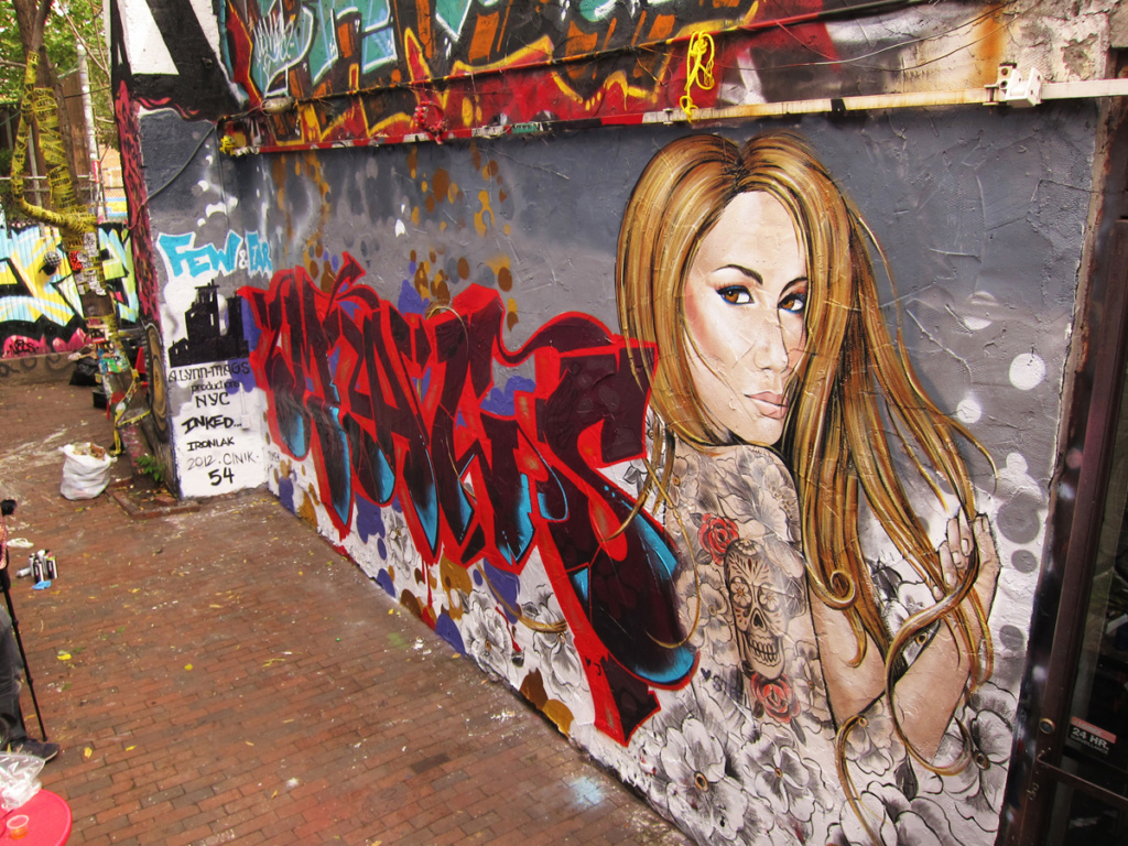 New York City, Dujeous, ALYNNMAGS, graffiti, Ironlak