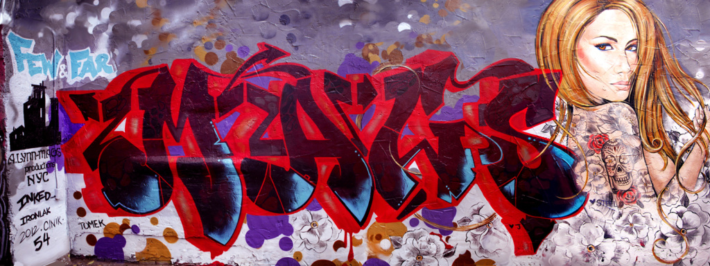 Dujeous, ALYNNMAGS, NYC, graffiti, Ironlak