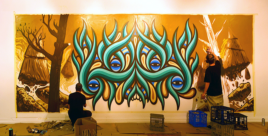 BEASTMAN, GIMIKS BORN, graffiti, Ironlak