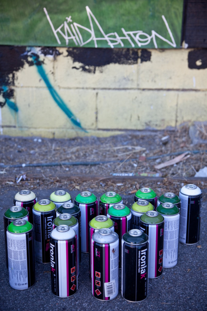 EWOK, Kaid Ashton, Los Angeles, graffiti, Ironlak