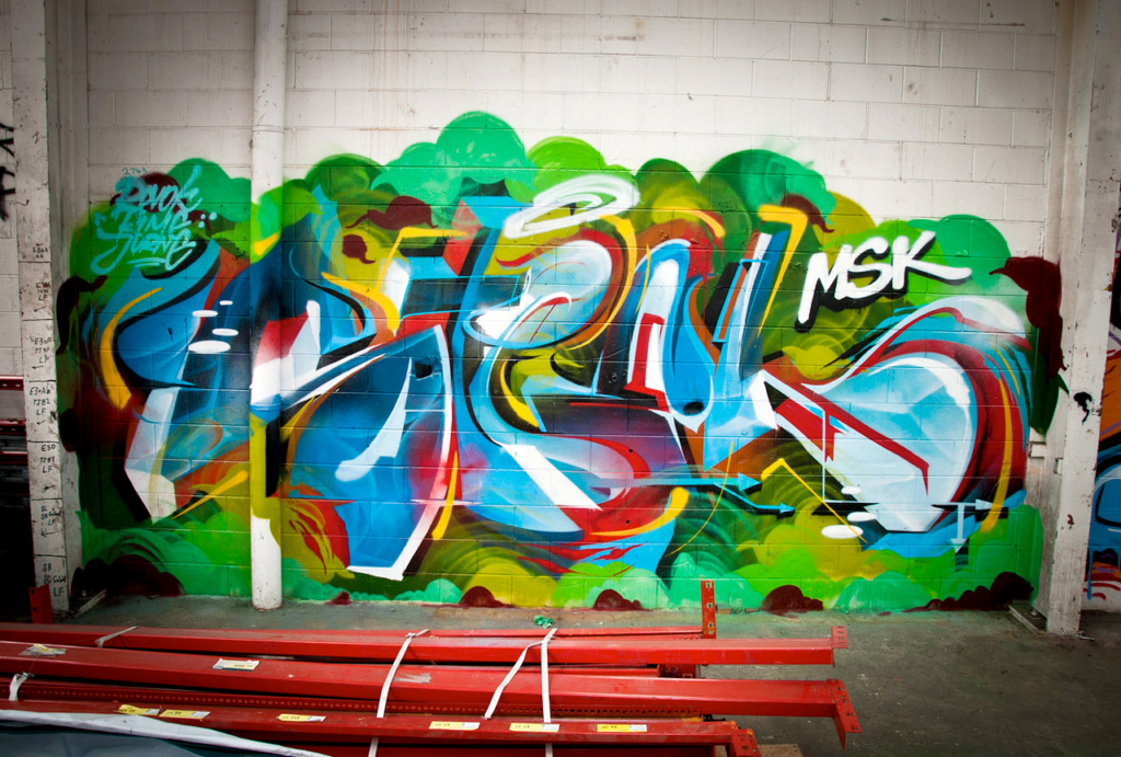 BERST, graffiti, ironlak