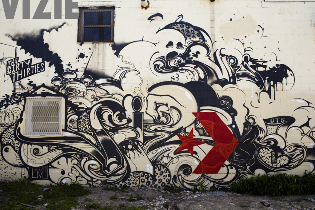VIDZAE, graffiti, Ironlak