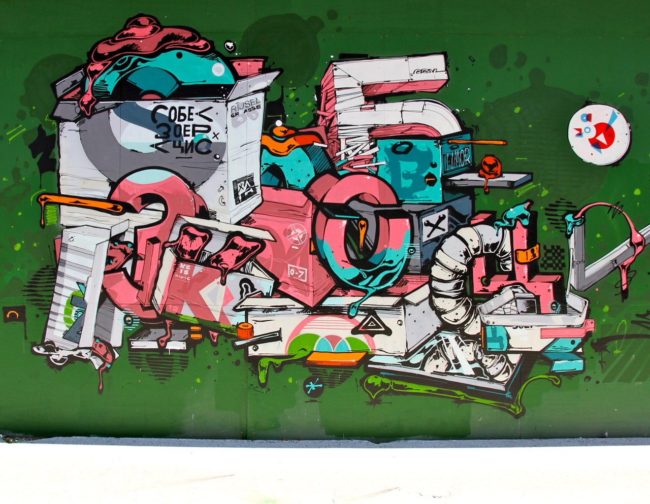 SOBEK, KCIS, ZOER, Denmark, graffiti, Ironlak