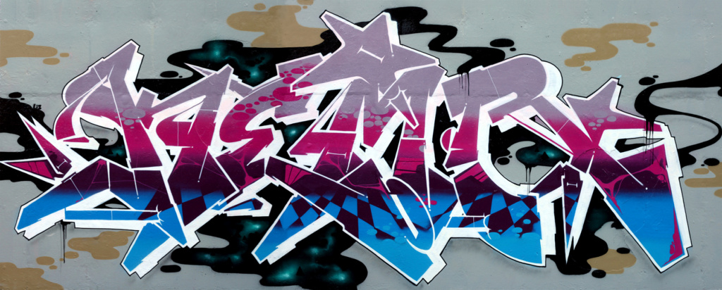 KEMS, graffiti, Ironlak