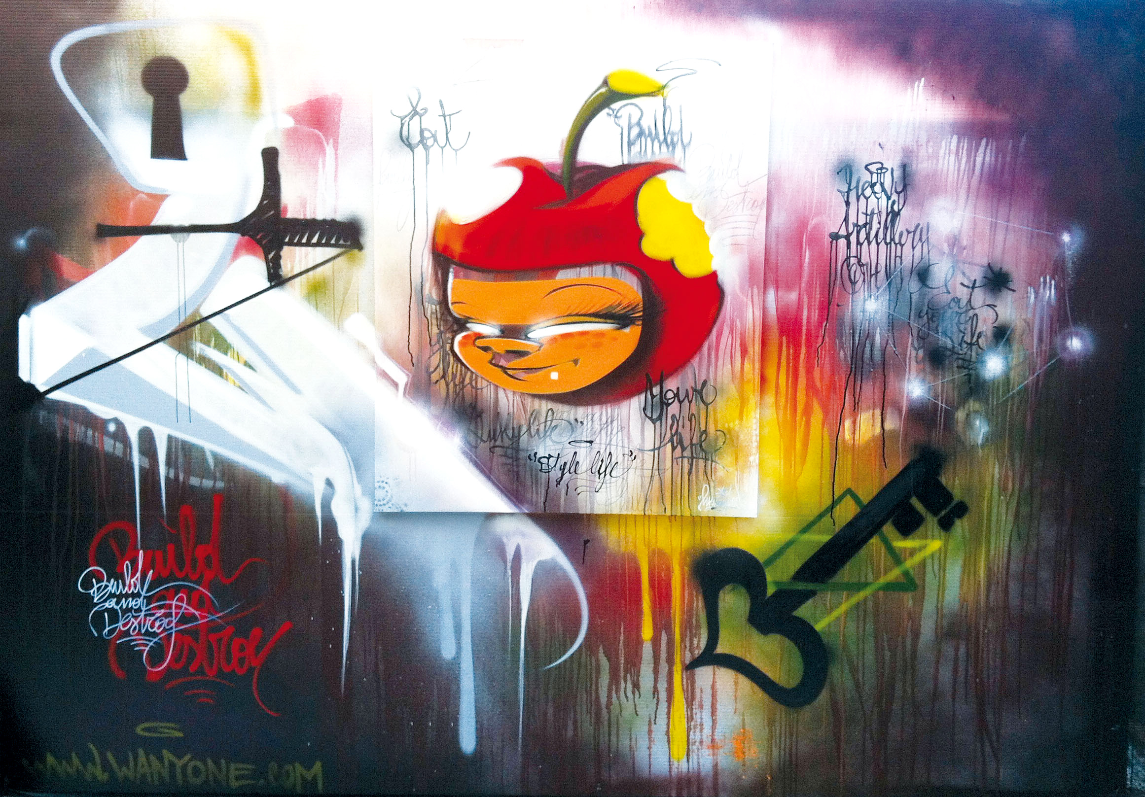 Mr WANY, Italy, graffiti, Ironlak