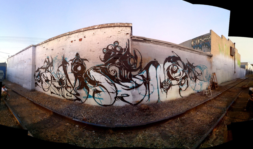 AUGOR, Los Angeles, graffiti, Ironlak