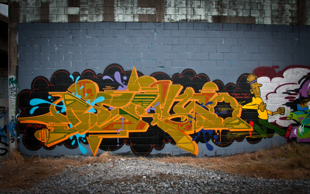 JURNE, graffiti, Ironlak