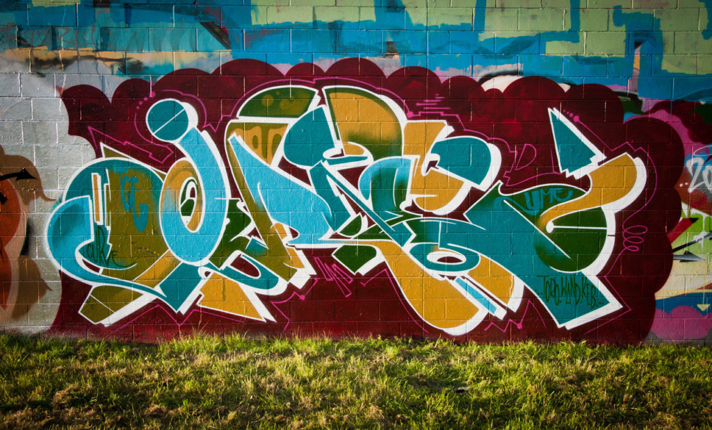 JURNE, graffiti, Ironlak